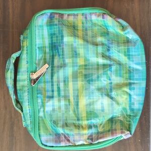 Vintage Clinique vinyl plastic cosmetic bag